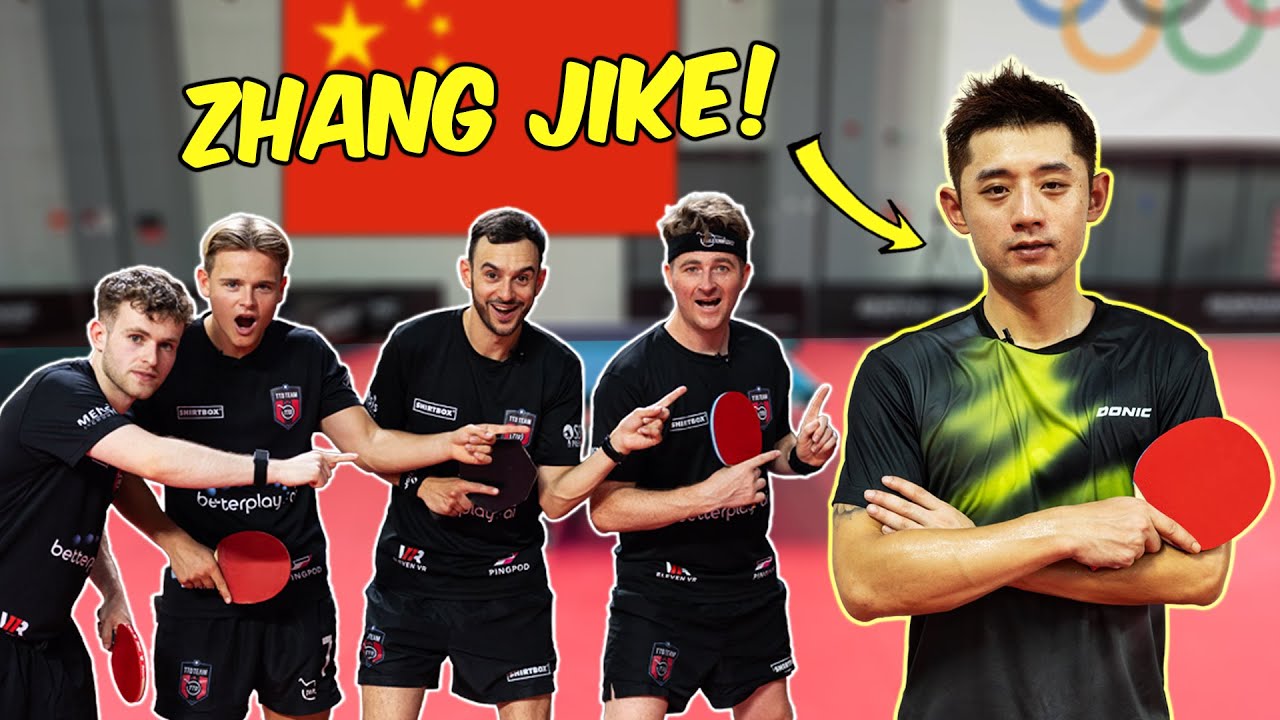 We Challenged Olympic Champion Zhang Jike!