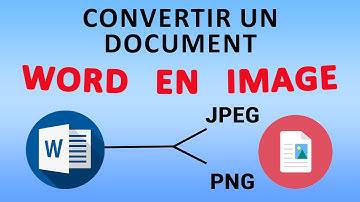Comment transformer un document Word en image ?