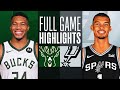 BUCKS At SPURS FULL GAME HIGHLIGHTS January 4 2024