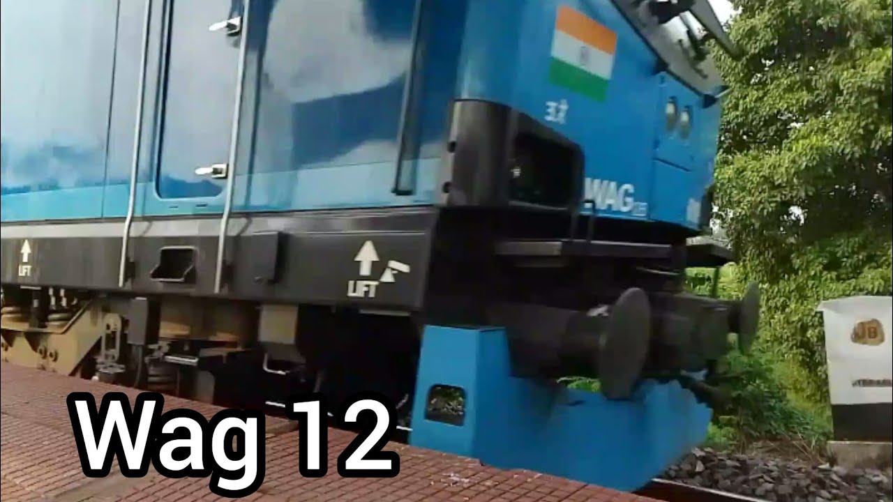 wag-12-power-full-locomotive-puss-longest-wagon-india-youtube