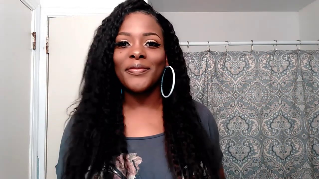 How to heatless crimp wave your hair ft.tanisha hair YouTube