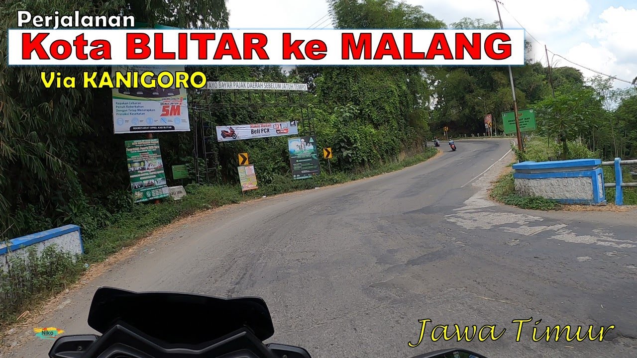 BLITAR ke MALANG via KANIGORO jalur lebih CEPAT tidak MACET !!!