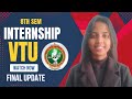 VTU internships Last Update