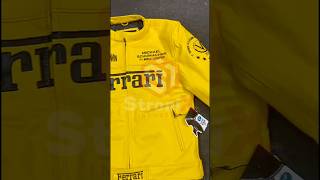 Ferrari leather jacket, inspired by the legendary Michael Schumacher (7-Times F1 World Champion).