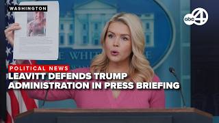LIVE: Karoline Leavitt defends Trump admin policy at White House briefing