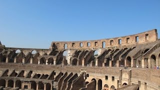 【イタリア・ローマ】 コロッセオ 観客席から内部を一望！！　その３【Colosseo】【Rome】