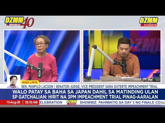 Sen. PING LACSON on Proposed 2027 Budget, Anomalous Taguig Projects: Interview on DZMM