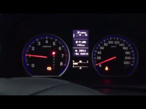 Автозапуск и прогрев двигателя Honda CR-V. Арзамас 2015 год