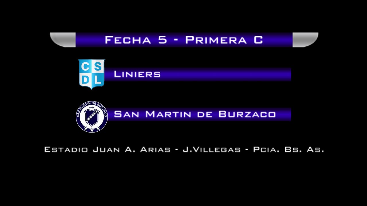 Fecha 5: Liniers vs San Martín de Burzaco EN VIVO - YouTube