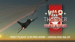 War Thunder - Jet First Combat Flight Italian G 91 Pre Series