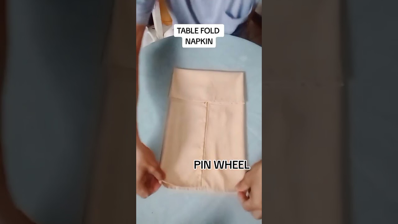 Pin wheel table fold napkin tutorial 🇵🇭🇵🇭🇵🇭