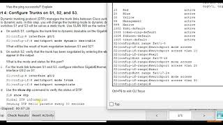 Packet Tracer 3.5.5 - Configure DTP