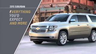 2015 Tahoe & 2015 Suburban Versatile SUVs Inside and Out