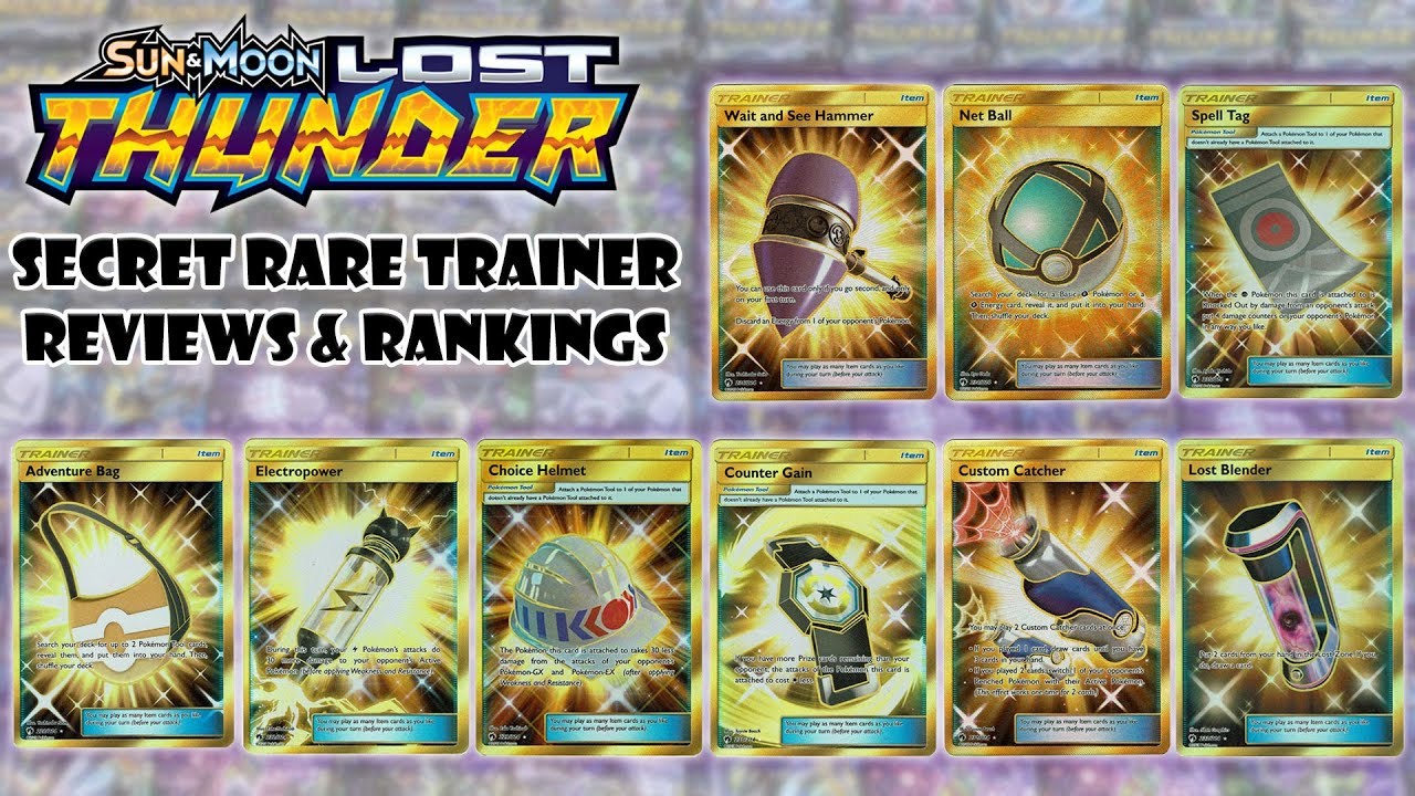 Lost Thunder Secret Rare Trainer Reviews and Rankings