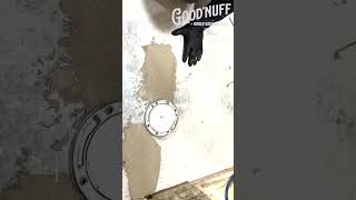 Toilet Flange Relocation in Concrete