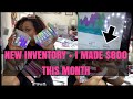 HOW I MADE $800+ IN ONE MONTH SELLING LIPGLOSS + NEW INVENTORY | ENTREPRENEUR LIFE