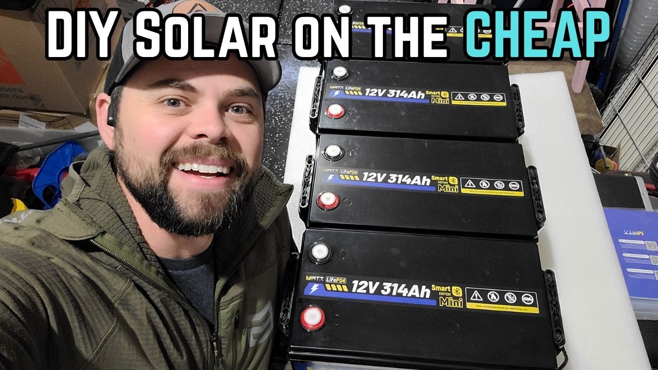 Super Powerful and CHEAP DIY Off Grid Solar Setup - YouTube