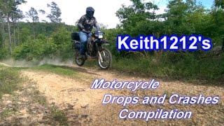 Keith1212s Motorcycle Drops and Crashes Compilation!