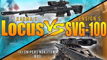 1v1 Snipers vs Ensign Locus vs SVG-100 (Call Of Duty Black Ops 3)