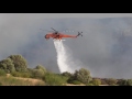 Sikorsky/Erickson S-64 Skycrane firefighting in Lagonisi