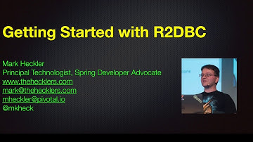 Getting Started with R2DBC