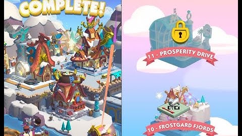 MONOPOLY GO - 10 - Frostgard Fjords - Board Complete