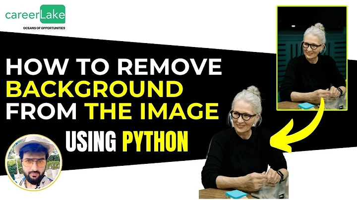 Mastering how to remove Background from the Image | using Python | Siraj M