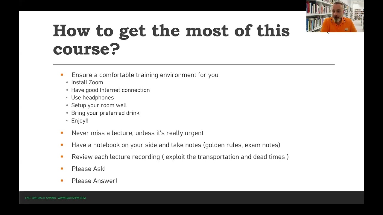 المحاضرة التأسيسية