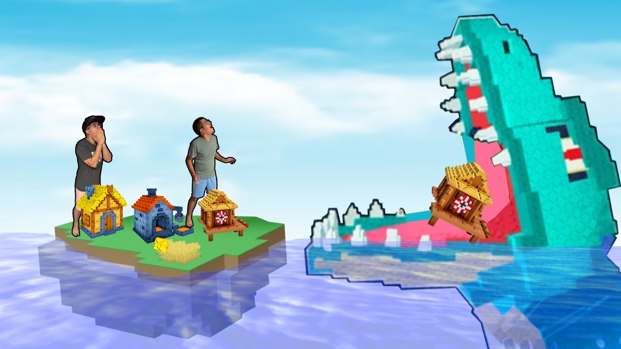 TEMOS QUE PROTEGER NOSSA CIDADE DO GODZILLA AQUÁTICO GIGANTE!!