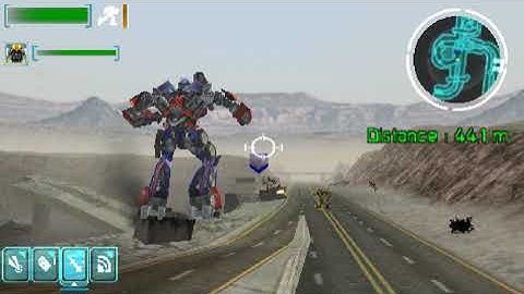 Transformers The Game PSP Gameplay