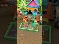 Mini Tractor Making Village Road 🛣️ making science project |#shorts