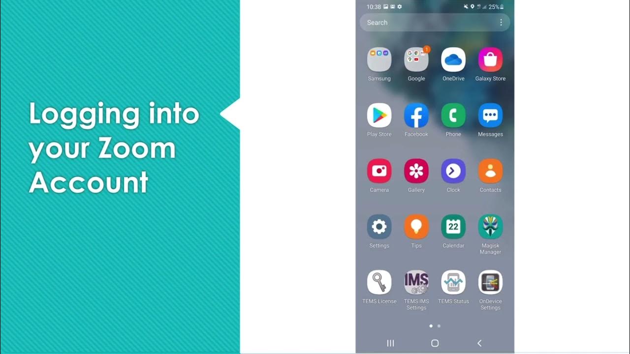 How to use Zoom in Android Dari چگونه از پروگرام زووم در مبایل