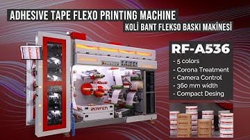 Royfen - Adhesive tape flexo printing machine 5 color