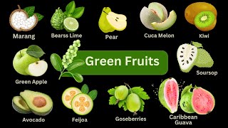 List of Green Fruits name in English Vocabulary | Green Fruits by Suma English Vocabulary 1,547 views 9 months ago 2 minutes, 18 seconds