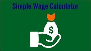 Simple Wage Calculator Tutorial screenshot 2