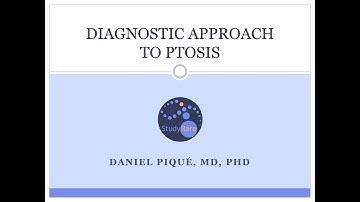 Diagnostic Approach to Ptosis