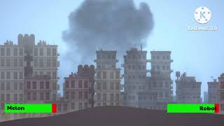 Melon Sandbox Healthbars Explosives Fireams