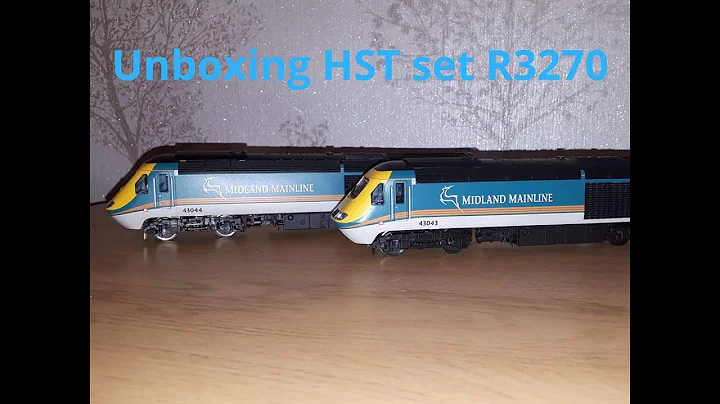 Unboxing Hornby R3270 Midland Intercity 125 HST train pack for Mangley Town OO gauge model railway