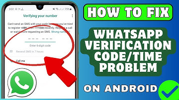 How To Fix WhatsApp Verification Time Problem | WhatsApp Verification Code Not Received Error (2025)