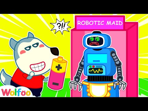 Wolfoo Does Not Like His Robot Maid - Funny Stories for Kids | Wolfoo Family Kids Cartoon