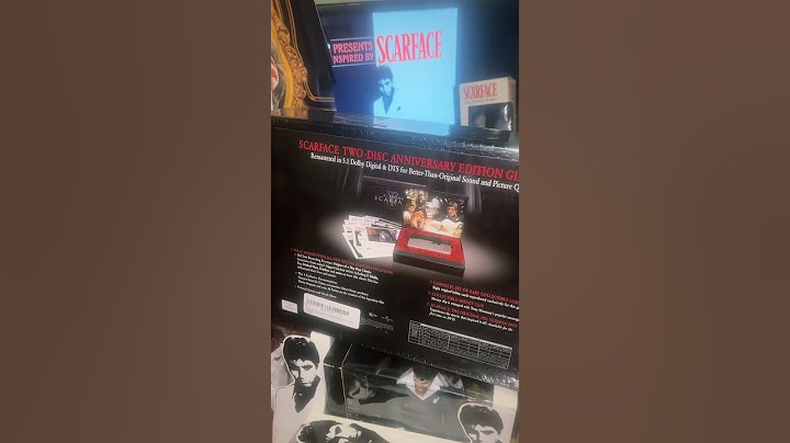 #alpacino #scarface #tonymontana #mobbdeep  Scarface DVD box set