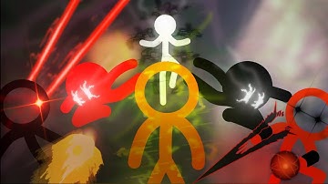 ANIMATION VS RED AND BLACK : STICK NODES BATTLE!