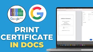 How to Create a Printable Certificate/Award in Google Docs Custom & Templates