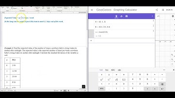 Stat 300 Sec 4.2 Expected Value and StDevp of a PDF