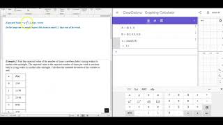 Stat 300 Sec 4.2 Expected Value and StDevp of a PDF