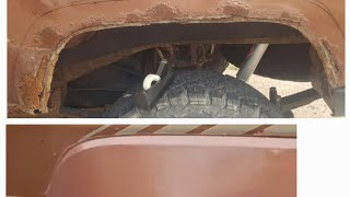 No weld body panel replacement rust repair 1987 Toyota 4RUNNER