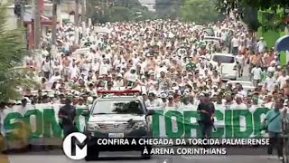 Chegada da MANCHA VERDE na Arena Corinthians - Itaquerão screenshot 2