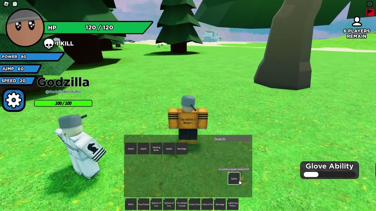 playing slap royale but im REALLY op thanks to godzilla!