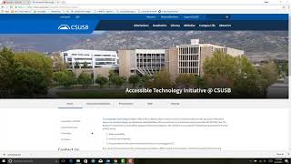 Accessible Technology Initiative Demo Video