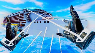 Trying to Stop a CRUISE SHIP With SpiderMan Powers  Superfly VR Gameplay